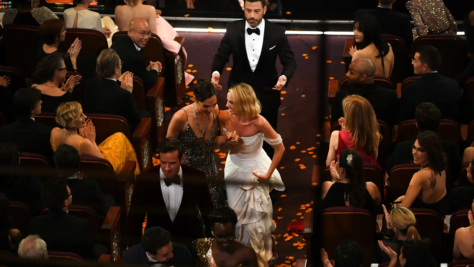 Gal Gadot y Margot Robbie juntas en los Oscar