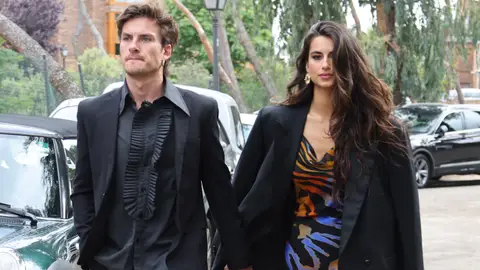 Andrés Ceballos y Begoña Vargas en la boda de Willy Bárcenas Andrés Ceballos y Begoña Vargas en la boda de Willy Bárcenas