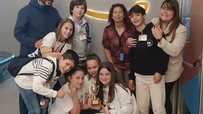 Los alumnos premiados por el proyecto Los alumnos premiados por el proyecto