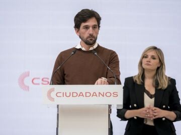 El secretario general de Ciudadanos, Adrián Vázquez