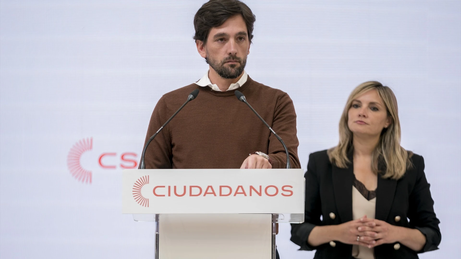 El secretario general de Ciudadanos, Adrián Vázquez El secretario general de Ciudadanos, Adrián Vázquez