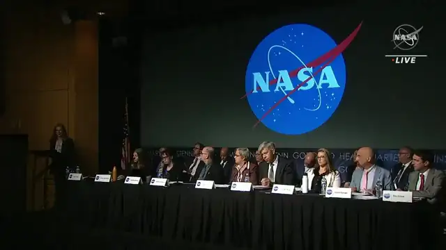 Una conferencia de la NASA El vídeo del comunicado de la NASA