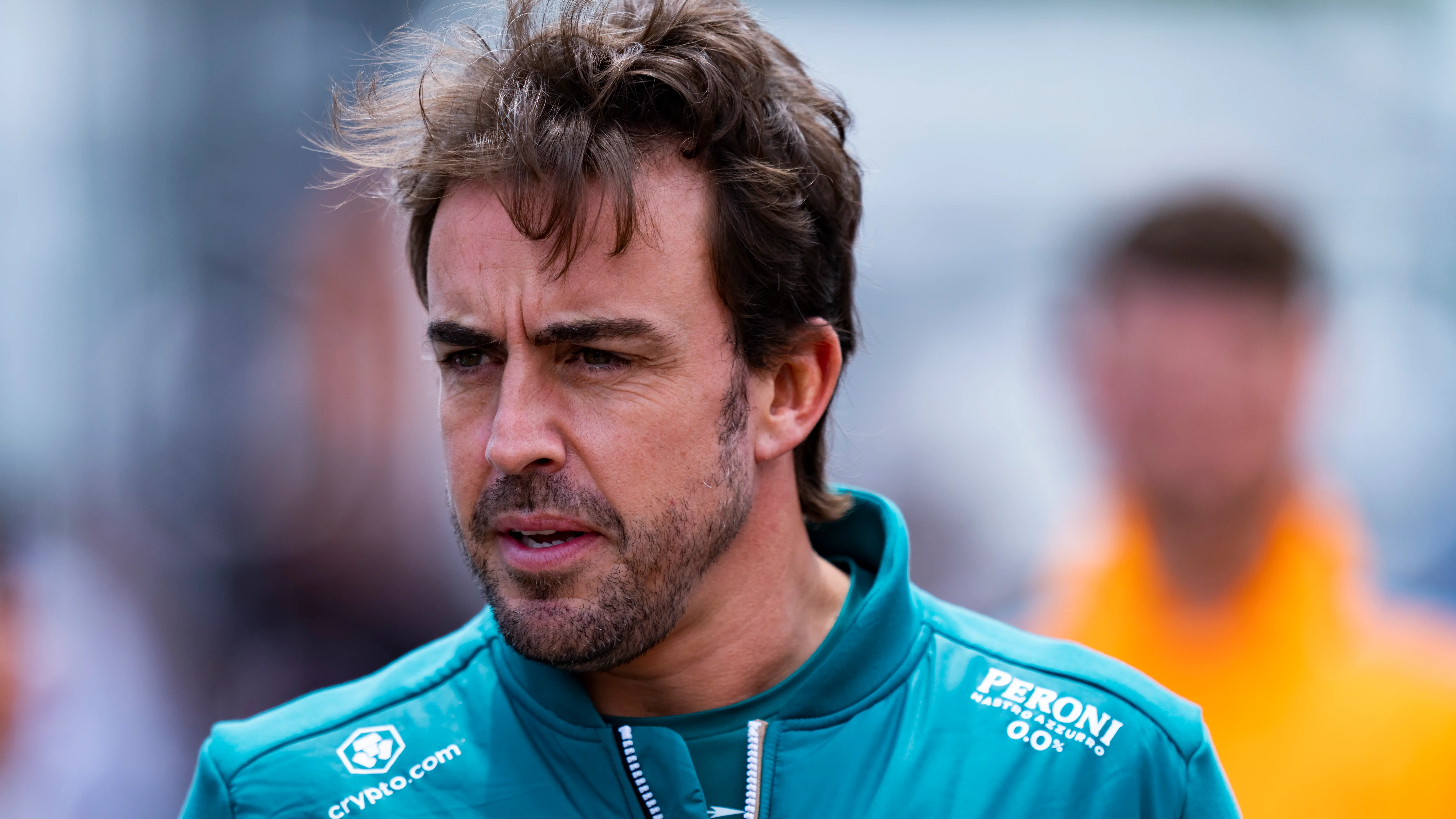 Fernando Alonso, en el trazado de Montmeló Fernando Alonso, en el trazado de Montmeló
