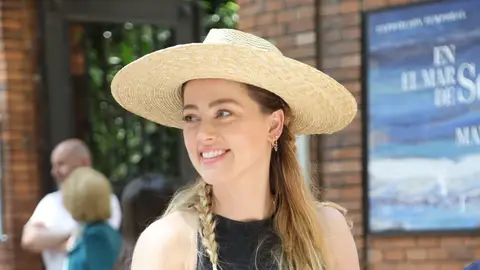 Amber Heard como una madrileña más y muy feliz tras mudarse a Madrid Amber Heard como una madrileña más y muy feliz tras mudarse a Madrid
