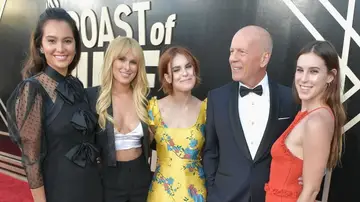 Emma Heming, Rumer Willis, Tallulah Willis, Bruce Willis y Scout Willis