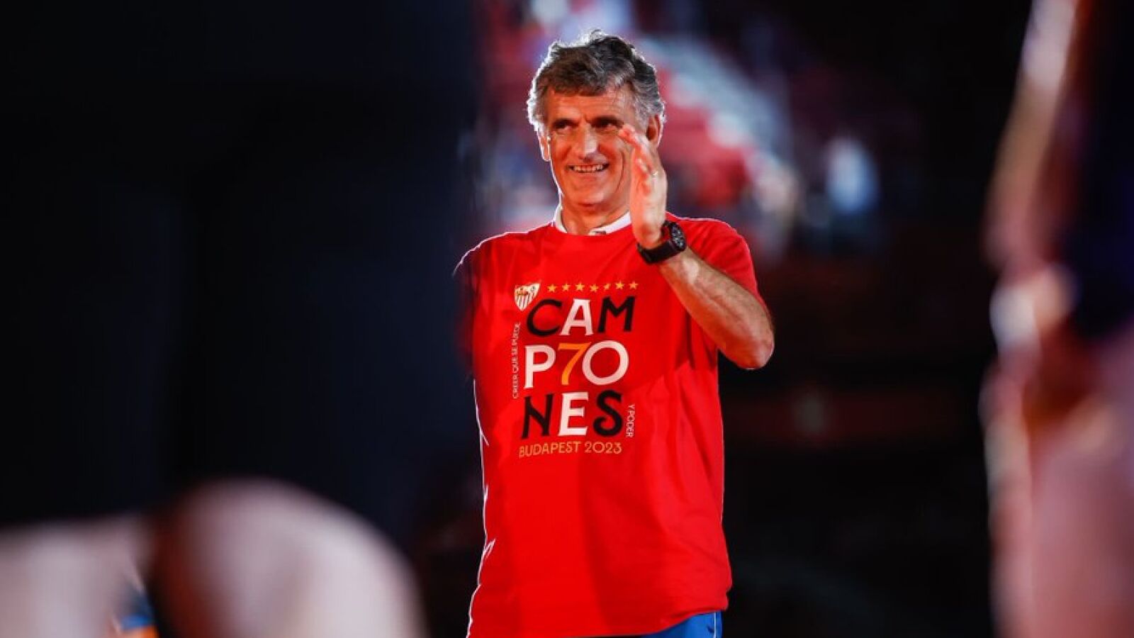 El discurso de Mendilibar en la fiesta de la Europa League: 