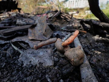 Foto de archivo de uno de los ataques rusos contra Kiev