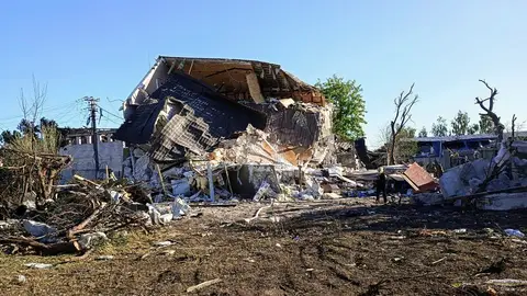 Dnipró tras los bombardeos Dnipró tras los bombardeos