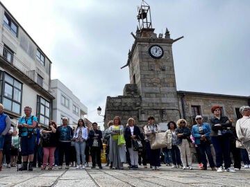 Concentración en A Guarda (Pontevedra) en repulsa por el crimen machista de Ana Vanesa