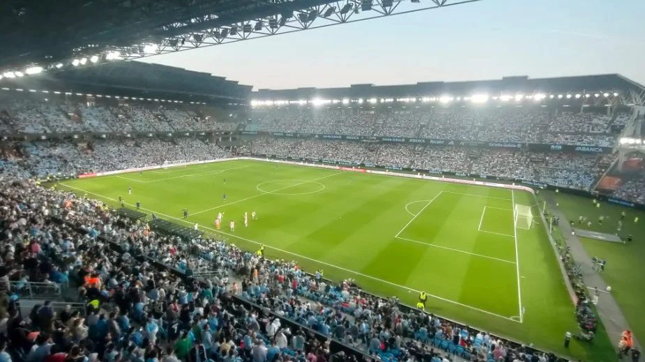 Bala&iacute;dos durante el partido Celta-Barcelona