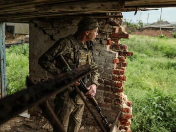 Imagen de archivo del ejército ucraniano cerca de la frontera rusa