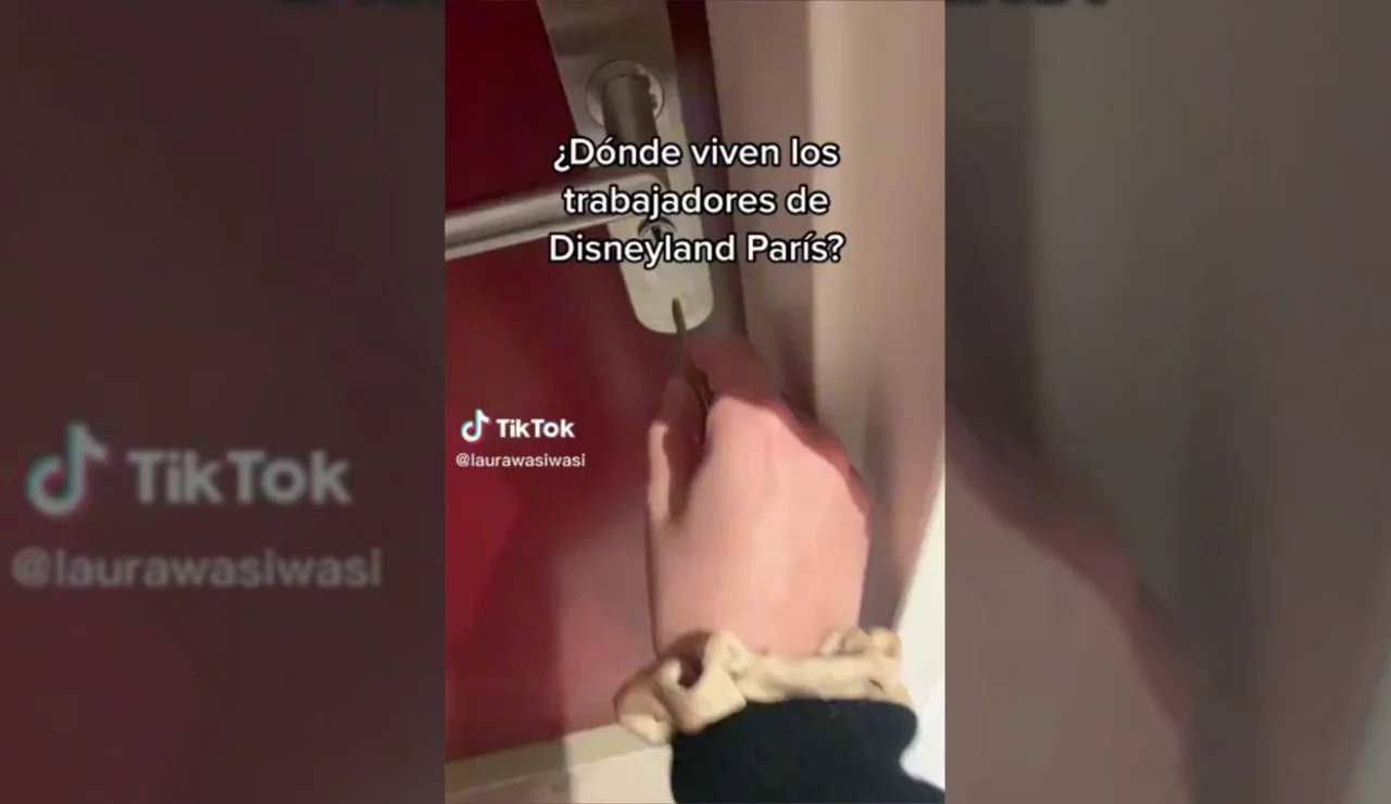 Una joven muestra en TikTok donde viven los trabajadores de Disneyland Paris: "No me lo esperaba"