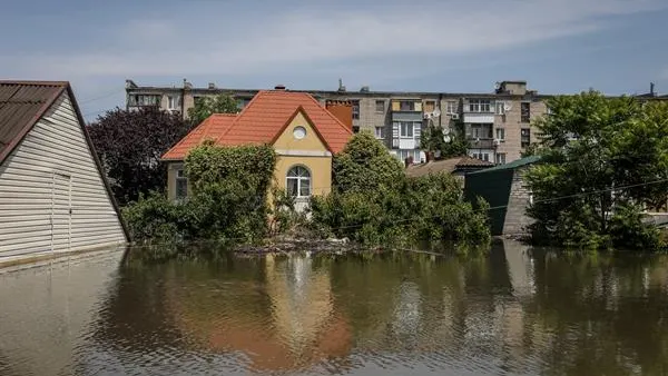 Zona inundada en Jerson