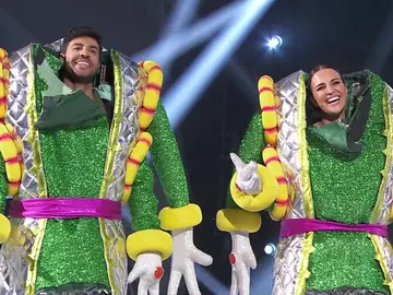 Paula Echevarría y Miguel Torres eran los Alienígenas de 'Mask Singer' Paula Echevarría y Miguel Torres eran los Alienígenas de 'Mask Singer'