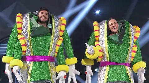 Paula Echevarría y Miguel Torres eran los Alienígenas de 'Mask Singer' Paula Echevarría y Miguel Torres eran los Alienígenas de 'Mask Singer'