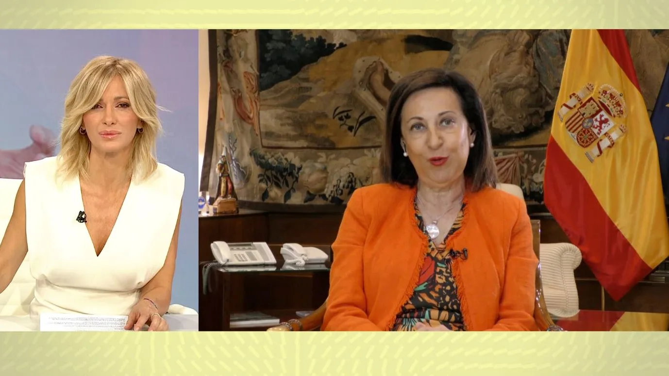 Margarita Robles en Espejo Público. Margarita Robles en Espejo Público.