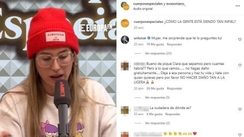 El comentario de Stephanie Cayo para Eva Soriano