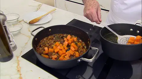Añade la calabaza Añade la calabaza
