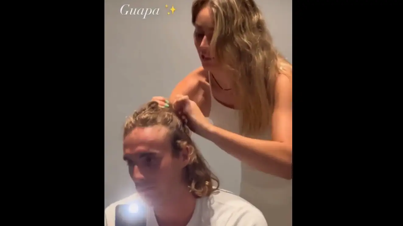 Stefanos Tsitsipas y Paula Badosa Stefanos Tsitsipas y Paula Badosa