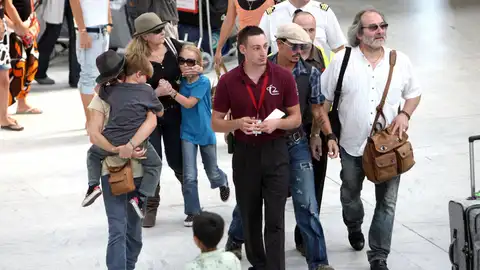 Johnny Depp con sus hijos con Vanessa Paradis, Lily-Rose y Jack, cuando eran pequeños Johnny Depp con sus hijos con Vanessa Paradis, Lily-Rose y Jack, cuando eran pequeños
