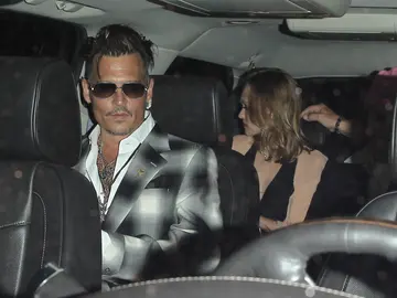 Johnny Depp y su hija Lily-Rose Depp Johnny Depp y su hija Lily-Rose Depp