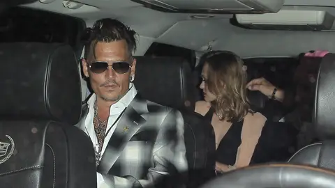 Johnny Depp y su hija Lily-Rose Depp Johnny Depp y su hija Lily-Rose Depp