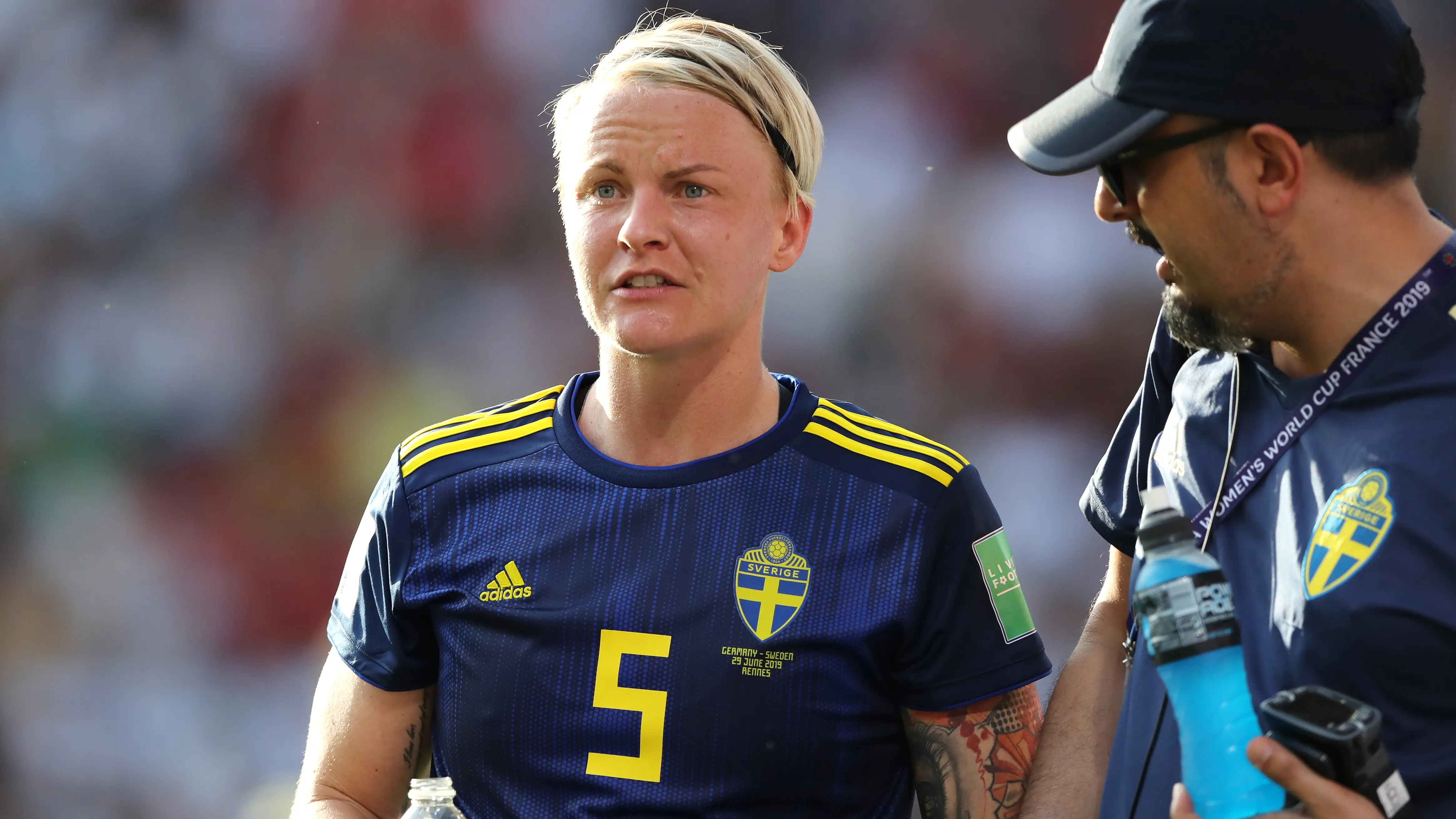 Nilla Fischer en el Mundial de 2019 Nilla Fischer en el Mundial de 2019