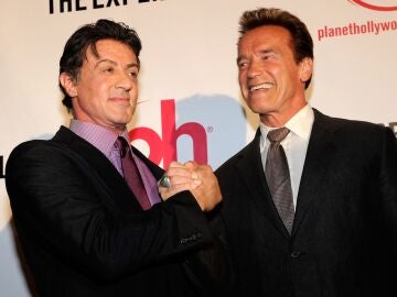  Sylvester Stallone y Arnold Schwarzenegger