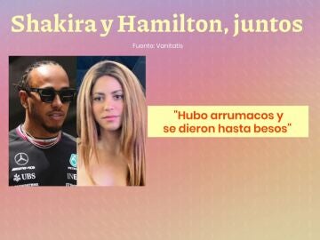 Shakira y Hamilton.