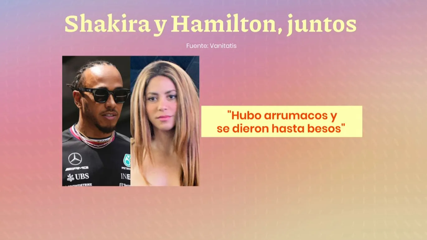 Shakira y Hamilton. Shakira y Hamilton.