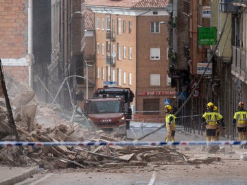 El edificio estaba situado en la calle San Francisco del centro de Teruel 