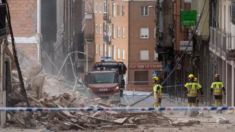 El edificio estaba situado en la calle San Francisco del centro de Teruel El edificio estaba situado en la calle San Francisco del centro de Teruel
