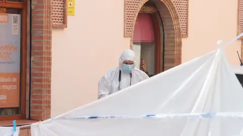 Escena del crimen en Andújar Escena del crimen en Andújar