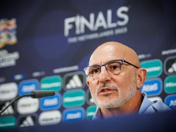 Luis de la Fuente, en la rueda de prensa previa a la semifinal ante Italia Luis de la Fuente, en la rueda de prensa previa a la semifinal ante Italia