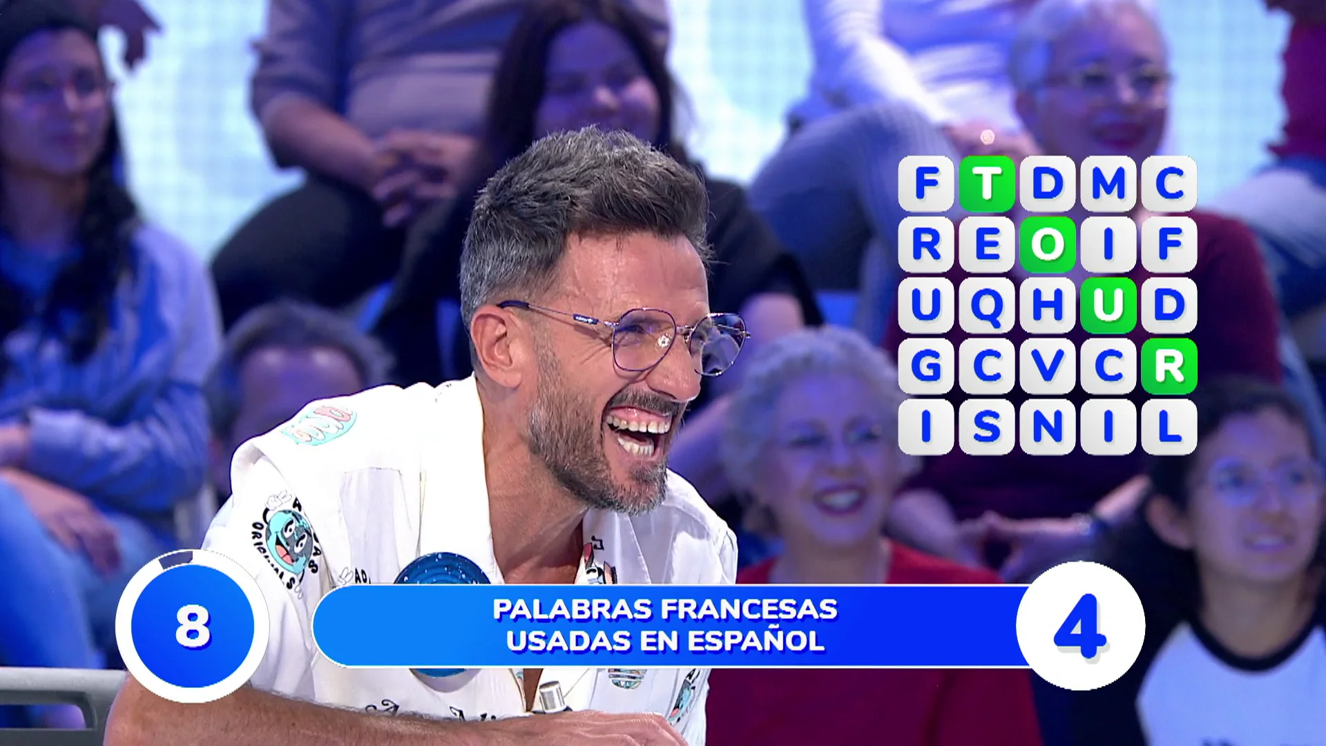&iexcl;Suspenso en franc&eacute;s! La divertida respuesta de Chema Mart&iacute;nez en la &lsquo;Sopa de Letras&rsquo; 