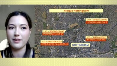 Los estudiantes de Nottingham, conmocionados por los crímenes: 