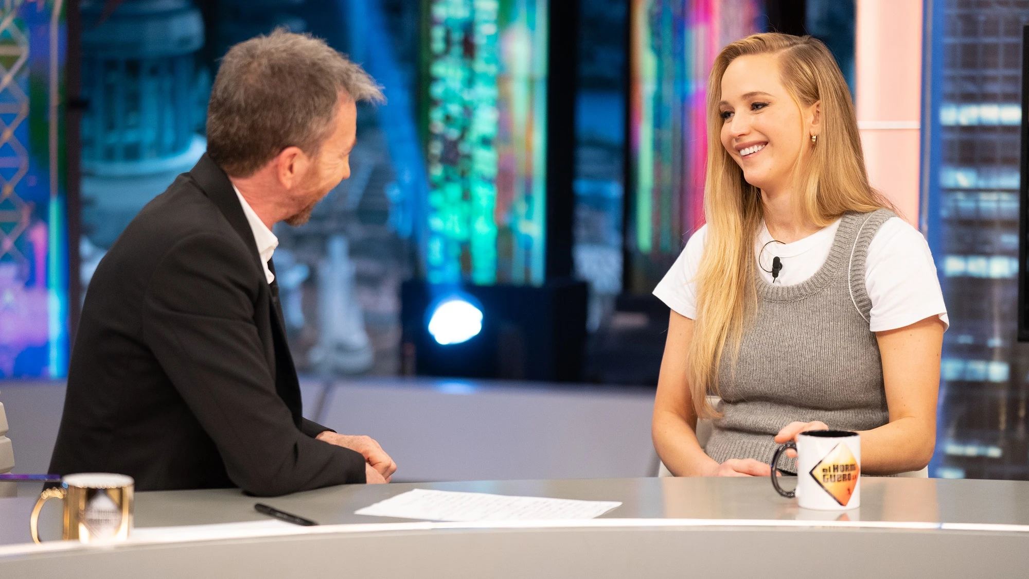 El susto de Jennifer Lawrence El susto de Jennifer Lawrence