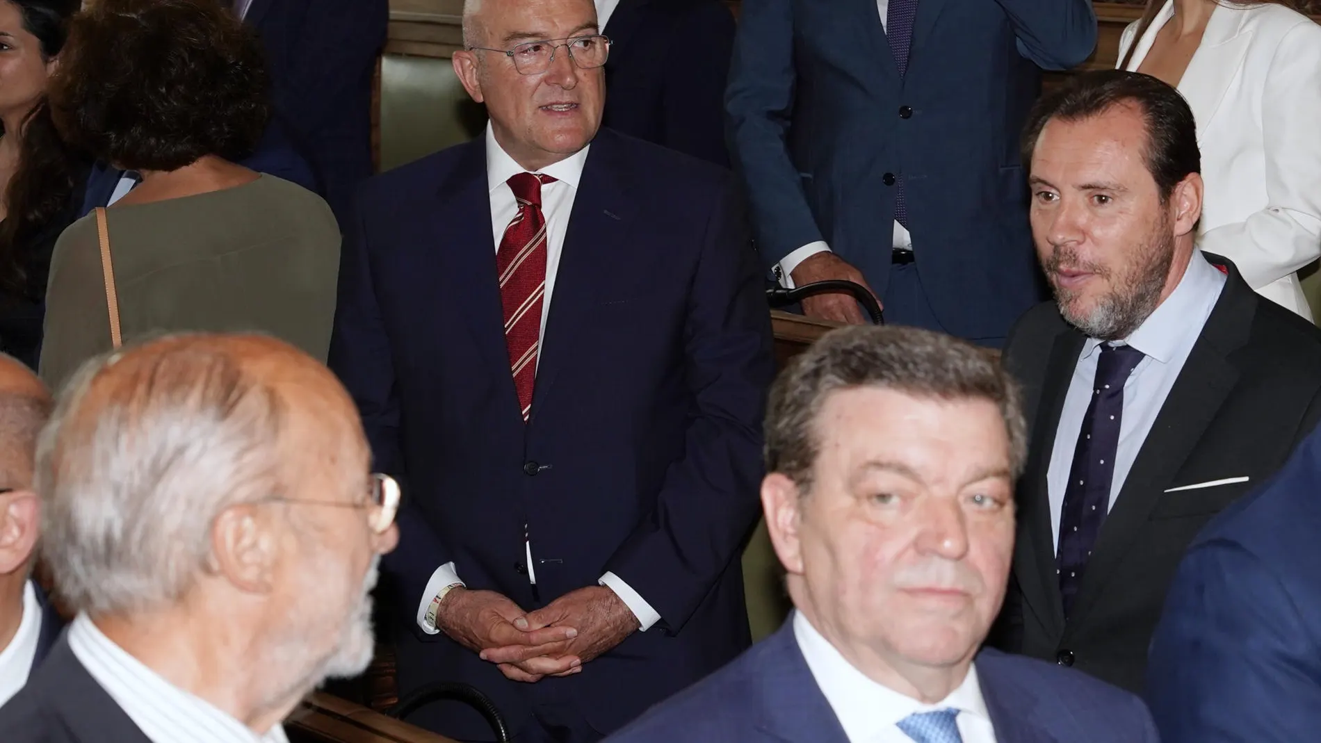 Los representantes de los partidos llegando al Pleno del Ayuntamiento de Valladolid Los representantes de los partidos llegando al Pleno del Ayuntamiento de Valladolid