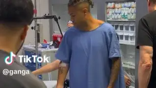 Mariano Díaz a punto de ser anestesiado para hacerse un tatuaje en EE.UU Mariano Díaz a punto de ser anestesiado para hacerse un tatuaje en EE.UU