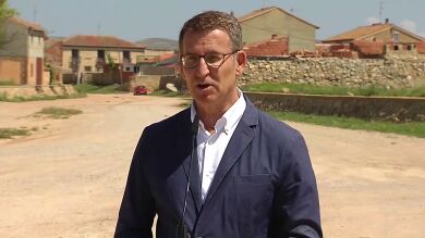 Feijóo sale en busca del voto de la España vaciada: 