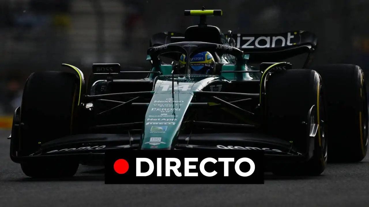 El Aston Martin de Fernando Alonso en los Libres del GP de Canad&aacute;