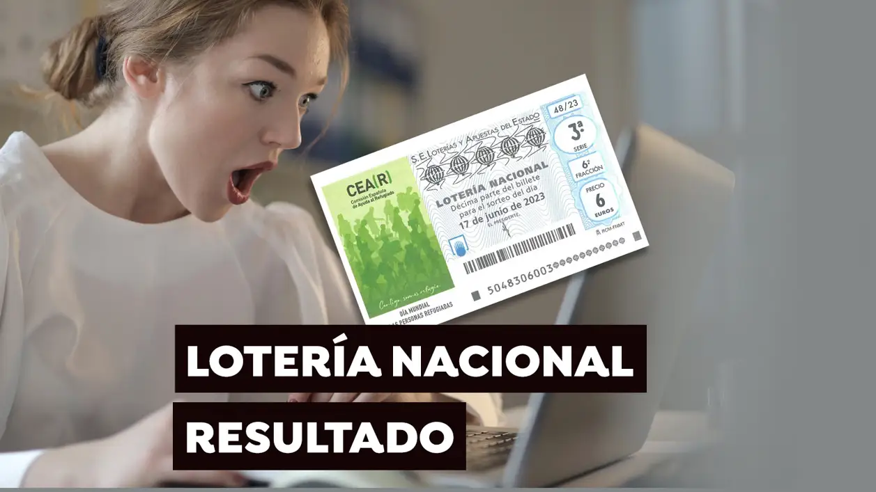 Décimo de la Lotería Nacional de hoy sábado 17 de junio Décimo de la Lotería Nacional de hoy sábado 17 de junio