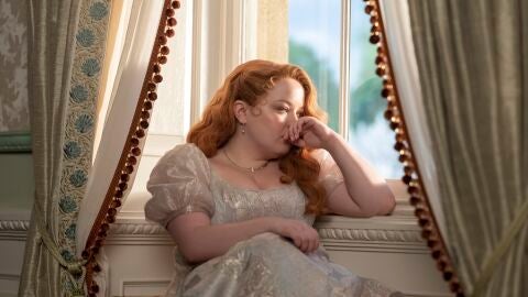 Nicola Coughlan como Penelope Featherington en la temporada 3 de 'Los Bridgerton'