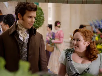 Luke Newton y Nicola Coughlan, protagonistas de la temporada 3 de 'Los Bridgerton' Luke Newton y Nicola Coughlan, protagonistas de la temporada 3 de 'Los Bridgerton'