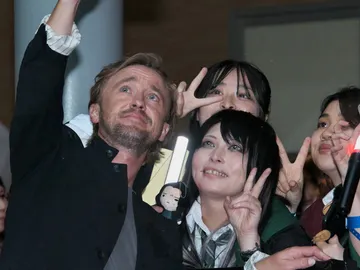 Tom Felton con fans de 'Harry Potter' Tom Felton con fans de 'Harry Potter'