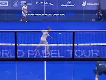 El puntazo de Paquito Navarro en la final del French Padel Open: "¡Durmió la pelota!"