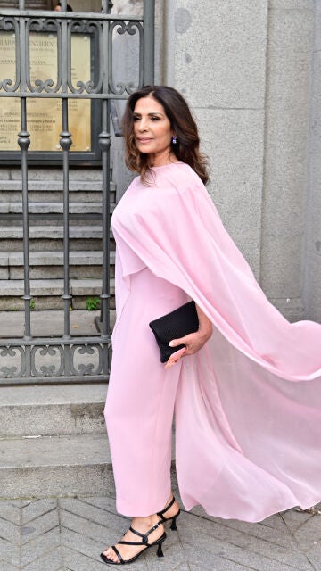Encarna Salazar, en la boda de su hija
