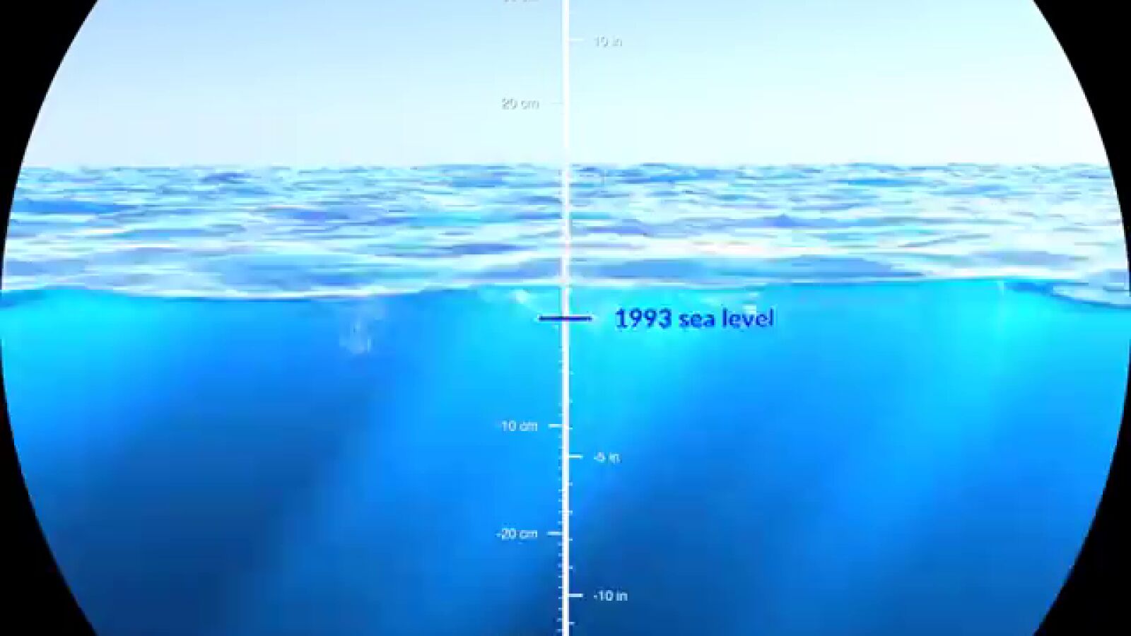 El vídeo de la NASA que muestra el aumento del nivel del mar por el cambio climático
