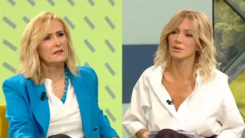 Nieves Herrero en Espejo Público. Nieves Herrero en Espejo Público.