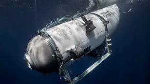 El Titan durante una inmersión en el Atlántico